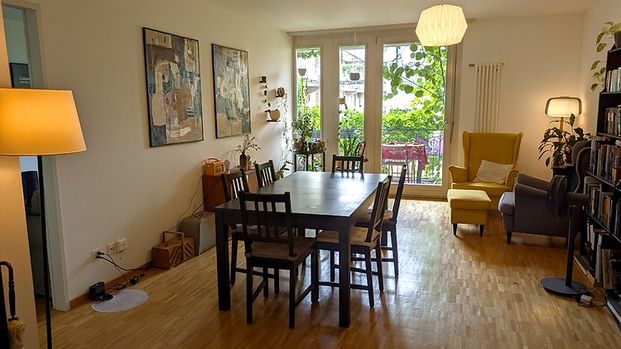 3 Zimmer-Wohnung in Basel - St. Johann, möbliert, auf Zeit - Photo 1