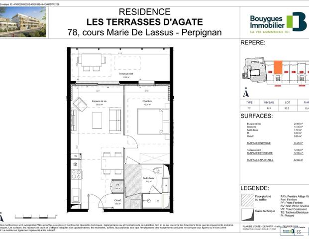 location Appartement T2 DE 45.25m² À PERPIGNAN - Photo 1