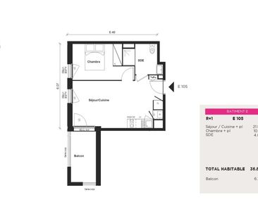 Location Appartement 2 pièces 36m² EAUNES 31600 - Photo 2