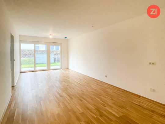 Geförderte 2-Zimmer-Wohnung mit Tiefgaragenparkplatz , Terrasse & Garten in Gallspach. Erstbezug! - Foto 1