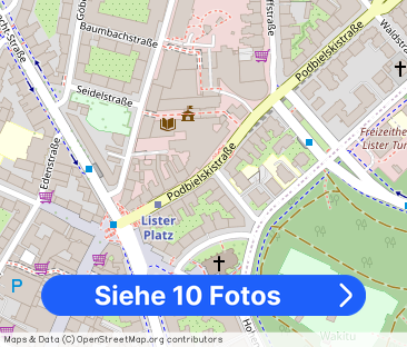 Lister Platz, 2 Zimmer Wohnung, Internet, die Eilenriede vor der Tür - Foto 1