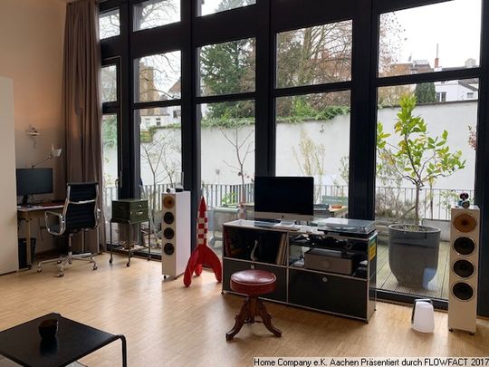 Aachen-Frankenberger Viertel, möbliertes loftartige 2,5 Zimmerwhg. mit Terrasse und Stellplatz - Photo 1