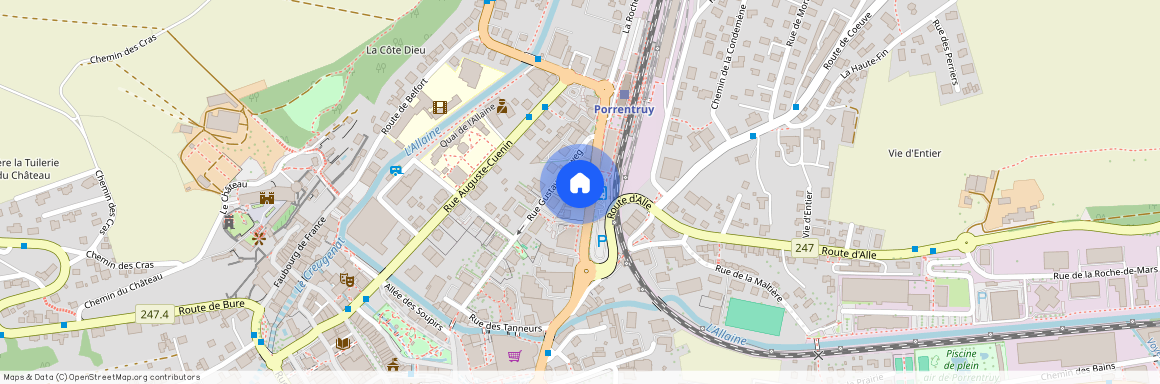 CH-2900 Porrentruy, Rue du Jura 23