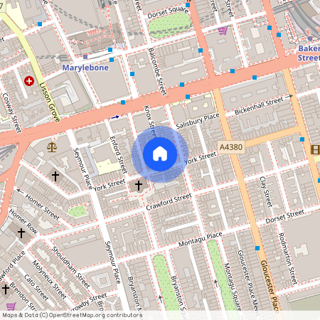 Upper Montagu Street, Marylebone, London, W1H