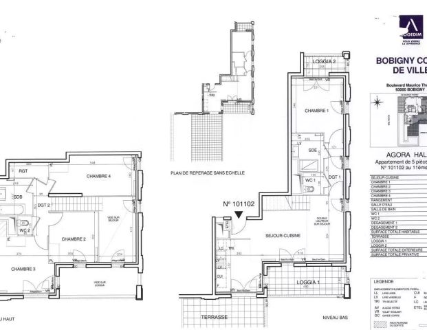 location Appartement T5 DE 103.1m² À BOBIGNY - Photo 1