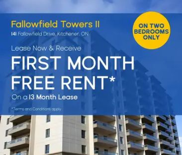 Fallowfield Towers II | 141 Fallowfield Drive, Kitchener - Photo 1