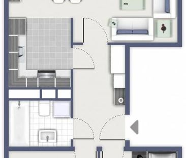 3-Raumwohnung mit Balkon und Aufzug - Foto 2