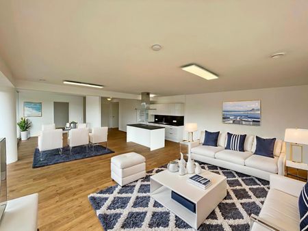 Lichtdurchflutete, große 2 Zimmer-Neubauwohnung mit großer Terrasse & Küche! - Foto 3