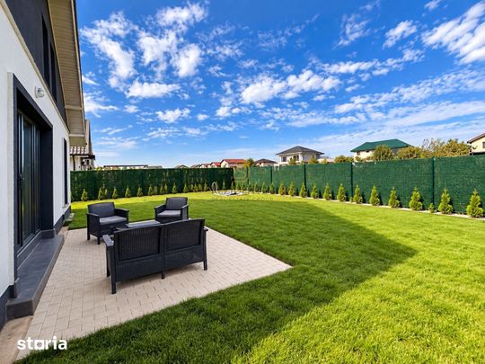 Casă individuală de închiriat, 3 camere, teren 350 mp | Comuna Berceni - Fotografie 1