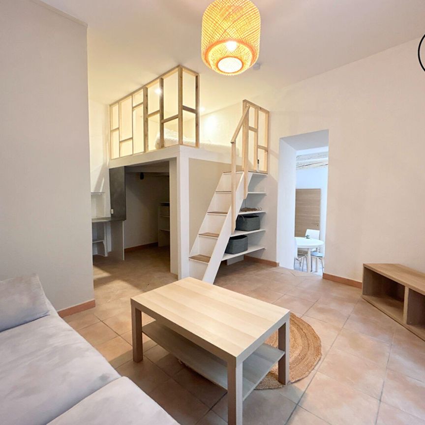 A LOUER PERTUIS 84120 CENTRE VILLE APPARTEMENT MEUBLE TYPE 2 PIECES D'ENVIRON 33M² - Photo 1