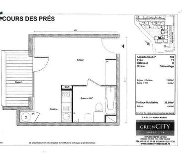 Location Appartement 1 pièce 25m² TOULOUSE 31200 - Photo 1