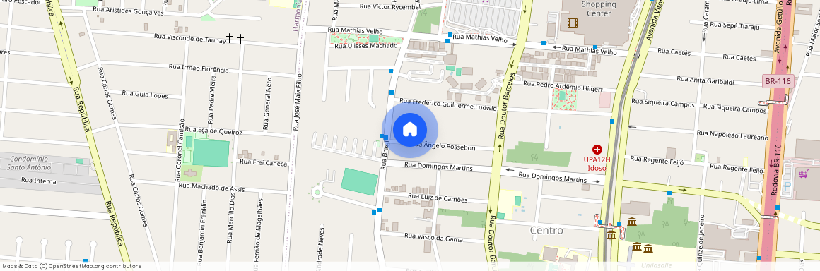Rua, ANGELO POSSEBON, 265, Centro, Canoas