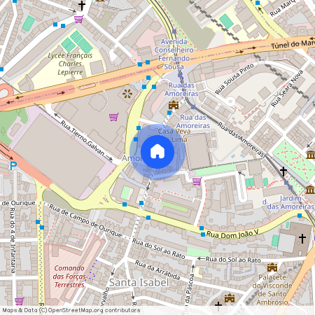 Rua Silva Carvalho, Lisbon, Lisbon 1250