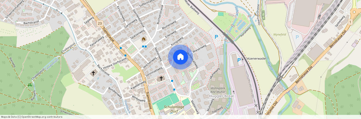 Mühlemattweg 21, 5034 Suhr, Lageplan