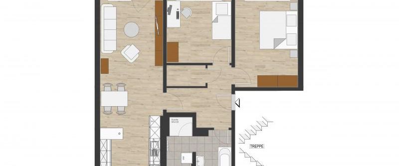 Wunderschöne 3-Raumwohnung mit Fußbodenheizung in bester Lage zu vermieten - Photo 1