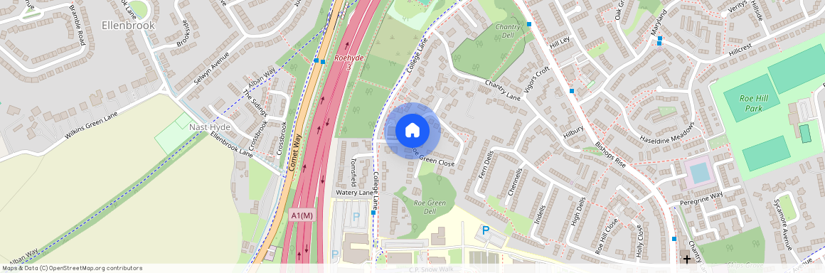 Roe Green Close, Hatfield