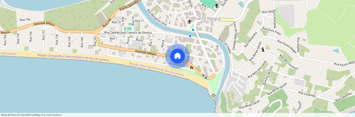 Avenida Maysa, Ponta Negra (Ponta Negra), Maricá, RJ, 24922030