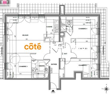 Chambre à louer dans 5 pièce(s) 12.35m2 avec grande terrasse - Photo 2