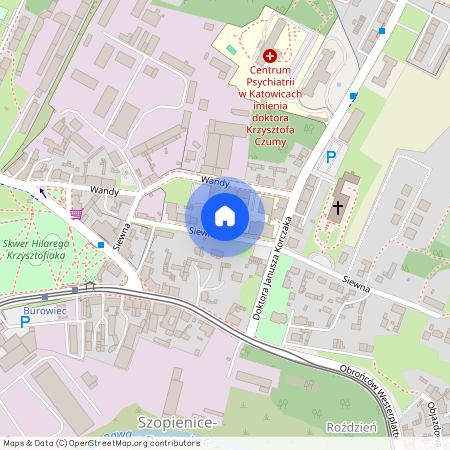 ul. Siewna, Szopienice-Burowiec, Katowice, śląskie