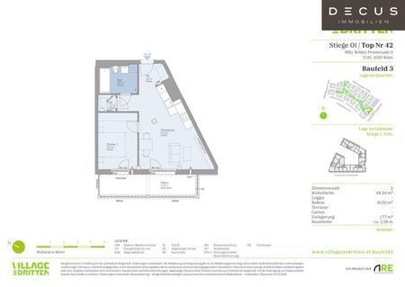 VILLAGE IM DRITTEN | BAUFELD 3 | MIETWOHNUNGEN | FERTIGSTELLUNG OKTOBER 2026 - Photo 5