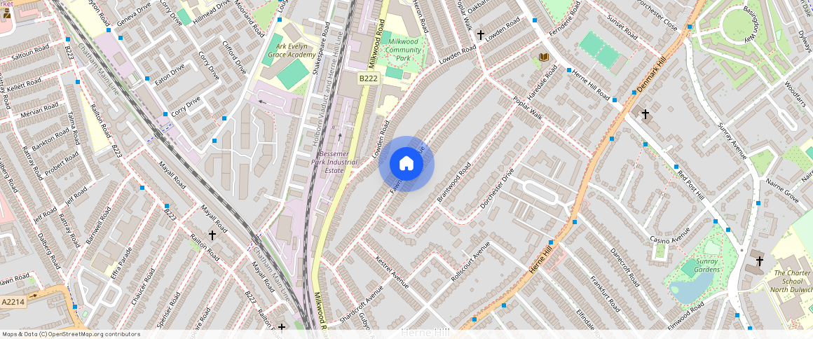 Fawnbrake Avenue, Herne Hill, Brixton, Clapham, Camberwell, SE24