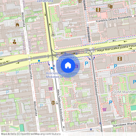 al. Adama Mickiewicza, Centrum, Śródmieście, Łódź, łódzkie