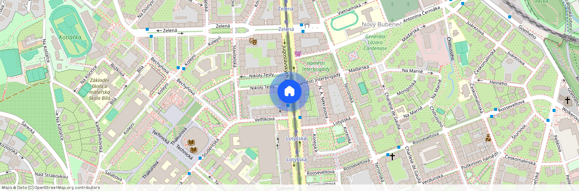 Jugoslávských partyzánů, Praha - Dejvice