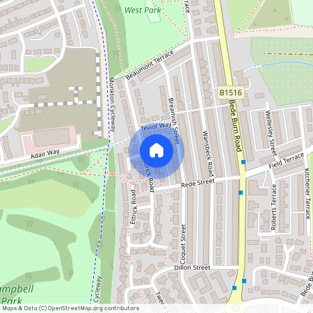 2 bed lower flat to rent in NE32