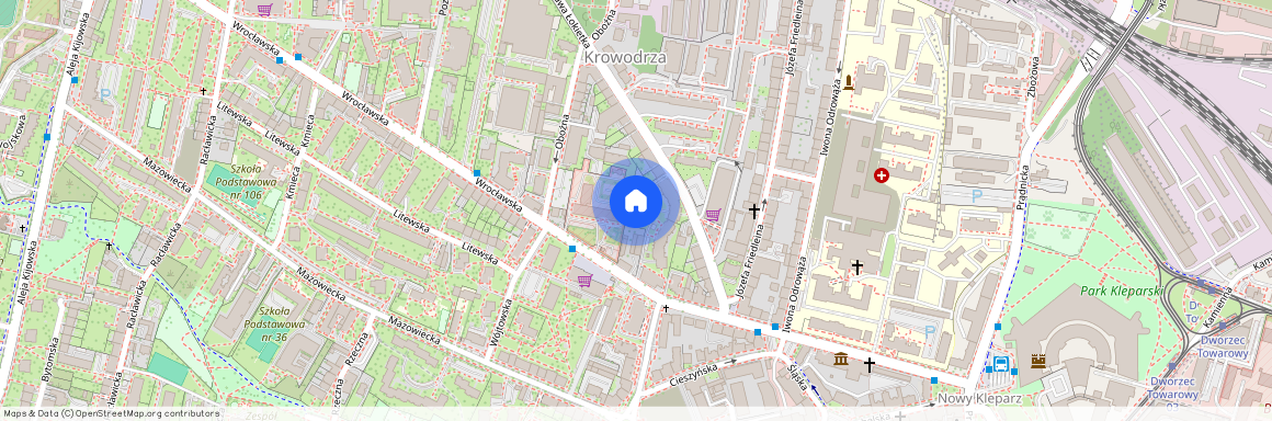 ul. Władysława Łokietka, Krowodrza, Krowodrza, Kraków, małopolskie