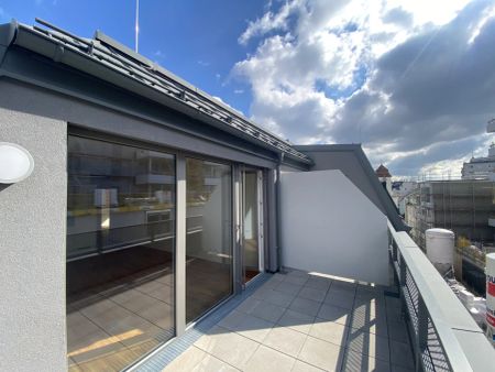 Sonnige 2 Zimmerwohnung mit Dachterrasse - 1 bedroom Apartment with terrace TRAUM ERSTBEZUG - Foto 5