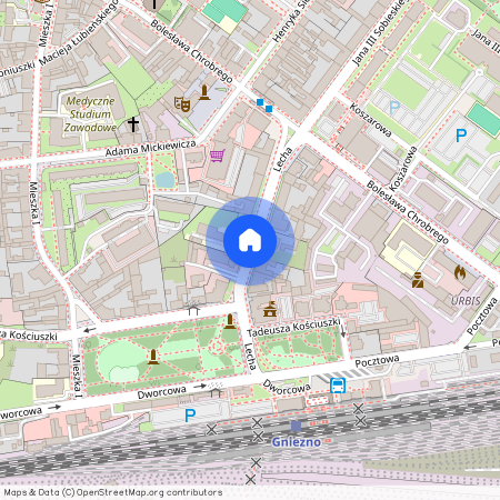 ul. Lecha, Gniezno, gnieźnieński, wielkopolskie