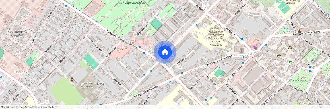 ul. Wincentego Styczyńskiego, Wojska Polskiego, Gliwice, śląskie