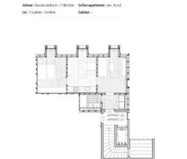 2.5 Zimmer, 46 m², 2. Stock - Photo 6