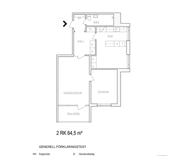 Stora Esplanadgatan 25 A, våning 3 - Foto 1