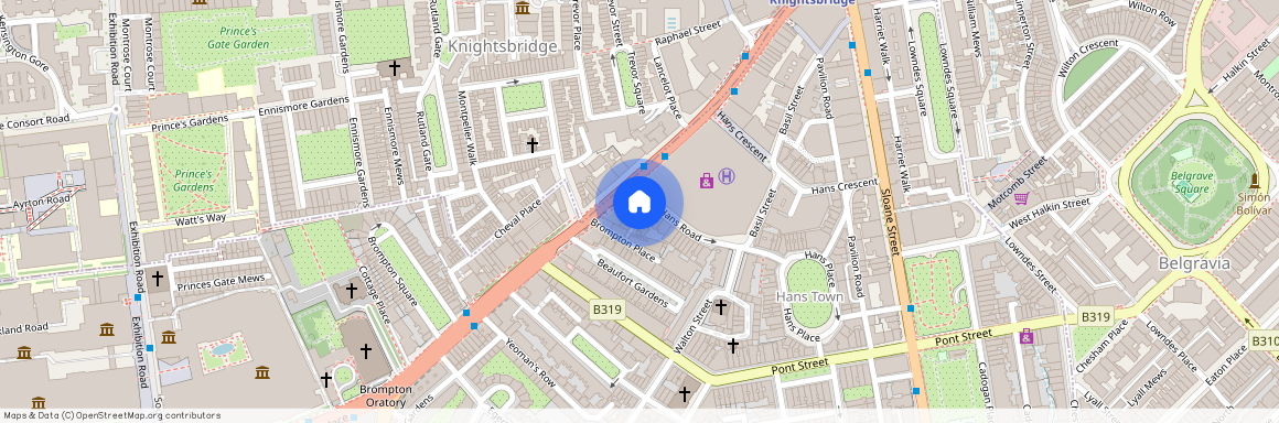 Hans Road, Knightsbridge, London, SW3