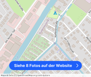 Wohnen am Norder Tief: Schöne Erdgeschosswohnung mit Blick auf die ... - Foto 1