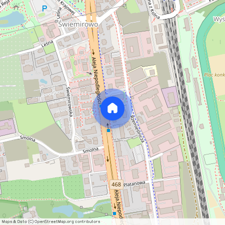 Aleja Niepodległości, Świemirowo, Sopot, pomorskie