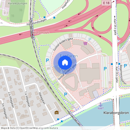 Gustaf Anders Gata, Karlstad