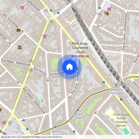 Rue Kerckx - Kerckxstraat, 57, 1050, Ixelles