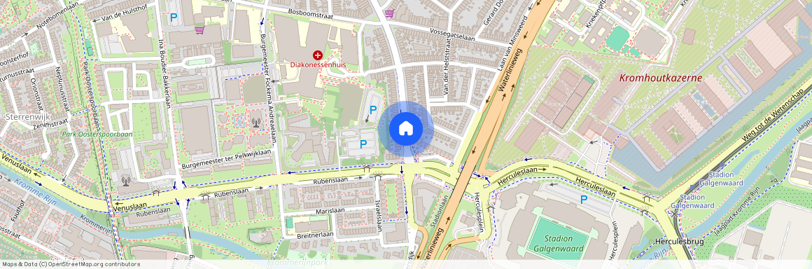 Rubenslaan en omgeving, 3583 AD, Adriaen van Ostadelaan, Utrecht