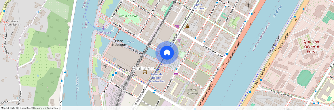 Cours Charlemagne, Francja, Lyon