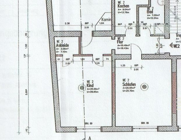 vermiete große 2 Zi Wohnung EG - Foto 1