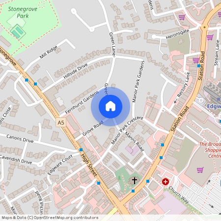 Green Court, Edgware, Middlesex, HA8