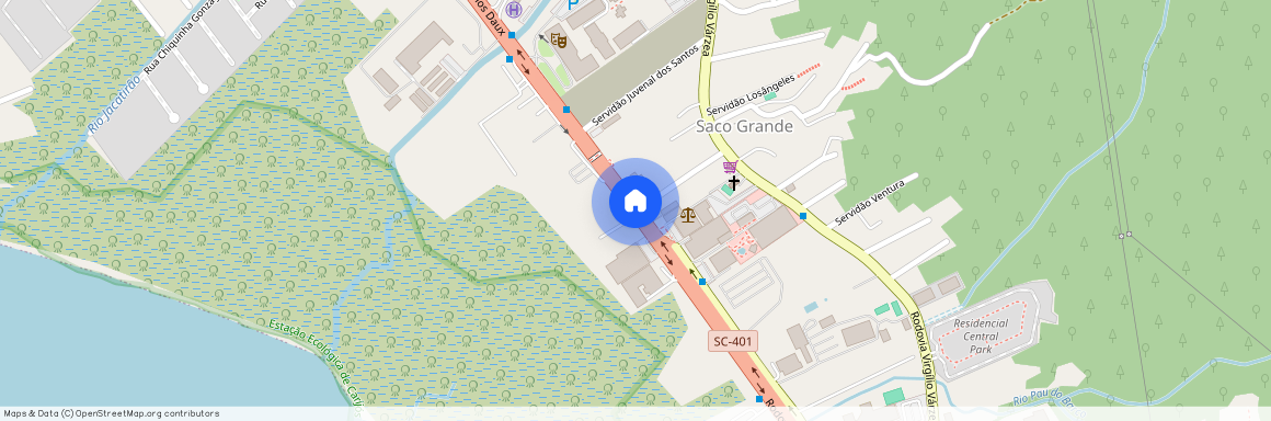 Rodovia José Carlos Daux, 12111, Saco Grande - Florianópolis