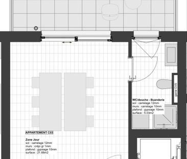 1 Zimmer, 28 m² - Foto 3