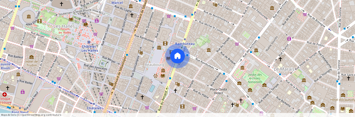 Rue Geoffroy l'Angevin et Rue Beaubourg 75004 Paris (4e arrondissement)