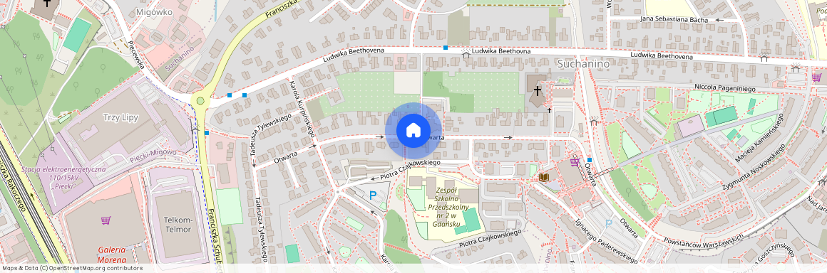 ul. Otwarta, Suchanino, Gdańsk, pomorskie