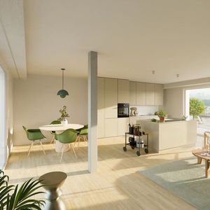 Modern 3.5-room attic apartment in Basel - Photo 2