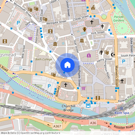 St James's Parade, Bath BA1 1UH