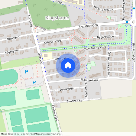 Bettys väg 21, Klagshamn